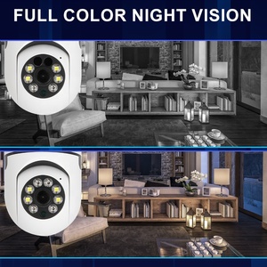 Ik 2.4G 5g yiiot icam365 V380 tuya bóng đèn thông minh camera trong nhà không dây Wifi E27 Bóng đèn giám sát an ninh Camera thông minh - Product Image 5