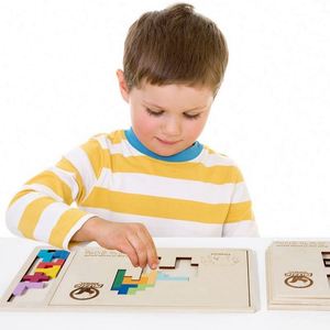 Children Brain Teaser Tangram Early Intelligence Boys and Girls Fun Toy Russian Jigsaw <b>Puzzle</b> - Product Image 3