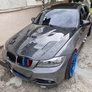 Capó de Motor Personalizado en Fibra de Carbono Forjado con Tejido de Sarga 3K para <span class=keywords><strong>BMW</strong></span> Serie 3 E90 <span class=keywords><strong>E92</strong></span> E93 <span class=keywords><strong>335i</strong></span> 328i, Actualización de Cofre - Product Image 5