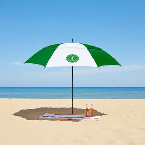 <b>Windproof</b> Large Vented UV Protection and Pongee Fabric Golf <b>Umbrella</b> Rain Sun Oversized <b>Umbrellas</b> - Product Image 1