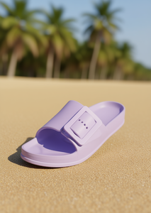 Sandali EVA Infradito con Chiusura a Bottone Unisex Taglia 24 Estivi Tinta Unita Punta Aperta - Product Image 2