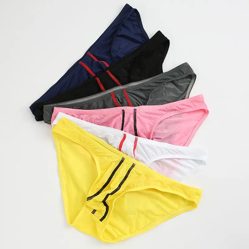 XIWEI 2022 Thin Ice Silk Men's Underwear Bikini Briefs