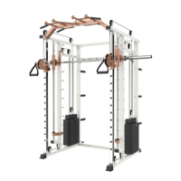 XinRui Comercial Multifuncional Entrenamiento de Fuerza Ajustable Squat Rack Smith Máquina Equipo Cable Crossover para Gimnasio en Casa