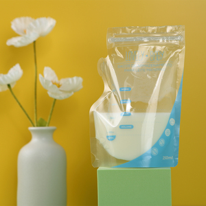 Sachets de conservation du <span class=keywords><strong>lait</strong></span> <span class=keywords><strong>maternel</strong></span> personnalisés en PET/PE recyclé, avec fermeture éclair, prêts à l'emploi, imprimés en gravure - Product Image 2