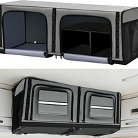 Armoire de rangement de plafond pour camping-car de 36 pouces en tissu Oxford, style professionnel, organisateur pour camping-car et maison mobile, en stock depuis la Chine
