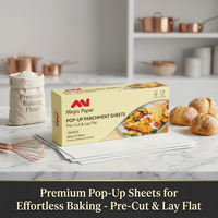 Feuilles de papier sulfurisé prédécoupées antiadhésives pour four et friteuse à air, personnalisables avec logo et marque privée
