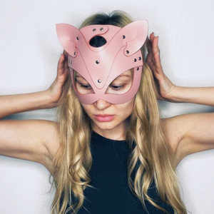 <span class=keywords><strong>Sexy</strong></span> Erotische Erotische Leren Masker Meisje Cosplay Maskerade Erotische Halloween Carnaval Feest Maskers Maskerade Bdsm Bondage Games Fetisj - Product Image 4