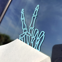Autocollant de fenêtre de voiture résistant aux UV, autocollants découpés au laser, logo personnalisé, transfert personnalisé, autocollant de pare-chocs en vinyle imperméable pour voiture