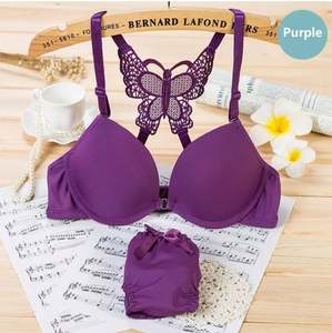 I-0126 Nouvelle conception de lingerie sexy pour femmes, ensemble de soutien-gorge en dentelle à 2 pièces, soutien-gorge floral en dentelle et culotte, sous-vêtements sexy pour femmes - Product Image 5