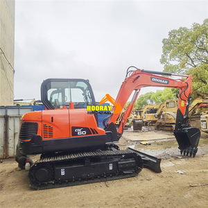 Excavatrice sur chenilles hydraulique Doosan DX60 de 6 tonnes, modèle 2018, moteur YANMAR, mini-équipement de construction, vente - Product Image 6