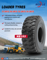 Pneu radial OTR NB103 E-3 L-3 avec bande de roulement résistante aux coupures et flanc résistant aux crevaisons, pneu robuste pour chargeuse sur pneus en carrière