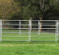 Corral de Metal Galvanizado de Alta Resistencia para Ganado, Caballos y Ovejas, con Puertas y Paneles de Cerca, Servicio de Modelado 3D, Ecológico