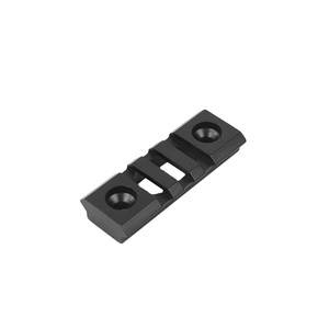 Soporte de aluminio de riel hueco <span class=keywords><strong>Keymod</strong></span> para deportes al aire libre con hebilla de correa QD de liberación rápida, soporte de accesorio de caza de 3 ranuras - Product Image 1