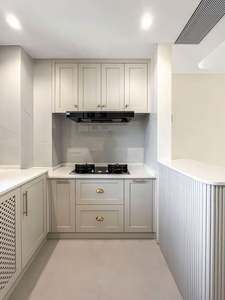 Meubles de cuisine sur mesure en bois blanc français, très vendus en 2025, contreplaqué de haute qualité, meubles de cuisine entièrement en bois - Product Image 6