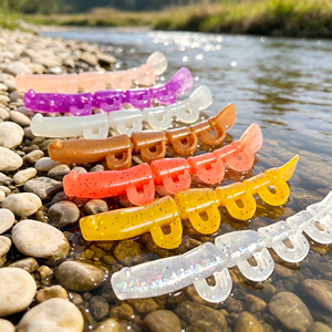 3,6g 7cm 6,7g 10cm Fisch-Kunstköder, Schwimmköder, umweltfreundlicher, weicher, schwacher Köder, weichbeinige Garnelen-Angelköder - Product Image 6