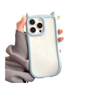 <span class=keywords><strong>Cover</strong></span> per <span class=keywords><strong>iPhone</strong></span> 16 Promax con Cornice a Orecchie di Gatto Tridimensionale, Stile Fresco e Trasparente, Compatibile con <span class=keywords><strong>iPhone</strong></span> 16E, 15, 14, 13 - Product Image 5