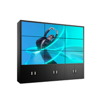 Écran publicitaire LCD 4K Full HD 55 pouces avec contrôleur de mur vidéo et panneau Android pour affichage vidéo mural