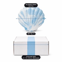 Bombe de bain effervescente OEM ODM Ocean Bath Bomb Fizzy Ball 70g, étiquette privée personnalisée, hydratante, adoucissante, coffret cadeau spa