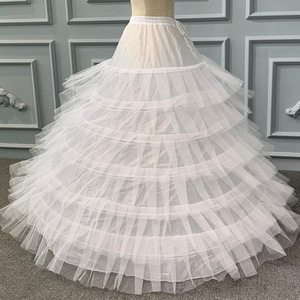 Jupon Crinoline Fait Main pour Dames, 6 Cerceaux, <span class=keywords><strong>Robe</strong></span> <span class=keywords><strong>de</strong></span> <span class=keywords><strong>Mariée</strong></span>, 110 cm <span class=keywords><strong>de</strong></span> Long, 6 Acier 6 Fils - Product Image 2