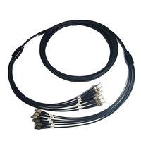 Câble de saut en fibre optique FTTH monomode blindé TPU 6 cœurs G657A1 pour utilisation en extérieur Connecteur SC