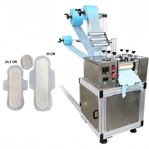 Machine semi-automatique de fabrication de tampons hygiéniques pour femmes, serviettes hygiéniques jetables à double ailette, équipement ultrasonique - Product Image 4