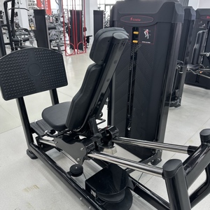 Máquina de prensa de piernas sentado con carga de placas para gimnasio, equipo de fitness para entrenamiento de fuerza de piernas - Product Image 2