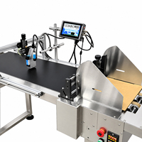 Alimentateur à friction avec imprimante jet d'encre TIJ, imprimante TIJ avec alimentateur de pagination pour le codage de la date d'expiration, alimentateur à friction pour imprimante TIJ