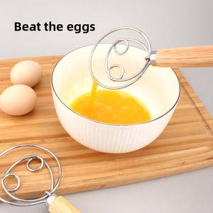 Flour Mixer Dough Mixing Stick Flour Beater Egg Beater Bread Fermentation Basket <b>Baking</b> Tool Set Food Contact Safe - Product Image 3