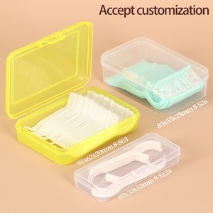 Boîte de rangement de voyage multifonctionnelle WEISHENG avec crochet, étui rectangulaire en plastique pour brosse à dents, fil dentaire, articles de toilette - Product Image 5