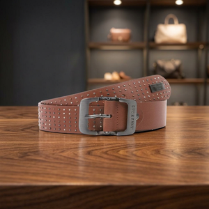 Customizable Cow Hide Steel Pin 3D <b>Snake</b> Square Design Eco-Friendly Heat-Transfer Printed Party Style 3.8 CM Width 140 CM Belt - Product Image 1