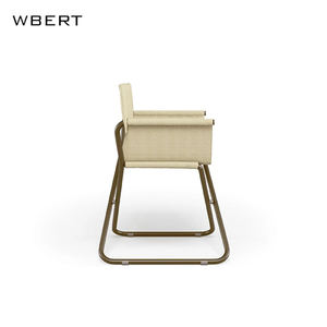 WBERT-Silla de playa de diseño moderno para ocio al aire libre, muebles para el hogar, acampada, madera, metal y lona, plegable - Product Image 3