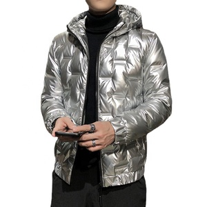 Trend Black Shiny Down Jacket Ropa para hombres y mujeres Abrigo de invierno Puffer Loose Thick Hooded - Product Image 6