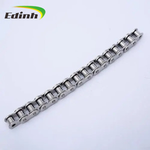 SS08B-1 SS10B-1 SS12B-1 SS16B-1 SS20B-1 SS24B-1 thép không gỉ ngắn Pitch Hollow Pin chuỗi Con lăn chuỗi với tấm thẳng - Product Image 3