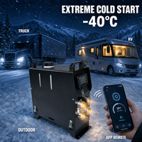 Toptan Fabrika 5kw 8kw 12v 24v Dizel Park Isıtıcısı Sıfır Durumda Isıtıcı 220v Dizel Isıtıcı Araba Van Kamyon için