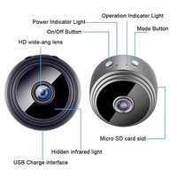 Kamera Pengawas Mini A9 Portabel CCTV IP Wifi Nirkabel Kamera Keamanan Dalam Ruangan