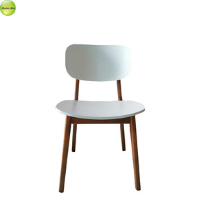 White Color Bitty Size Solid Wood Home Use <strong>High</strong> Quality Luxury Stainless Legs Leather Dining Room <strong>Chair</strong> <strong>on</strong> <strong>Sale</strong> - Product Image 3