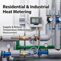 Capteur de résistance thermique PT100 RTD à 2 fils, vis G1/8 M10, capteur de température PT1000 pour compteurs de chaleur, mesure de l'énergie thermique