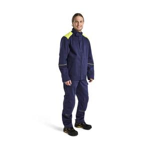 BLAKLADER - 170115018933D128 Pantalones de soldadura Azul marino/Amarillo-EAN 7330509560143 ROPA DE TRABAJO RESISTENTE A LLAMAS - Product Image 3