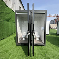 Mobile Guangzhou Outhouse à vendre Vip Wc 20ft Shipping Container Cabin Toilette Portatif Sandwich Panel Luxury Portable Toilette