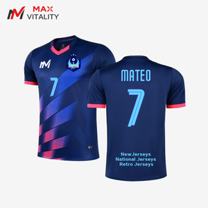Divisa da <span class=keywords><strong>Calcio</strong></span> per Uomo all'Ingrosso, Maglia da <span class=keywords><strong>Portiere</strong></span> Personalizzata con Logo, Manica Corta, Traspirante e Leggera - Product Image 1
