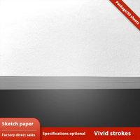 Papier à dessin A4 16K pour sérigraphie, en pâte de bois vierge, facile à colorer