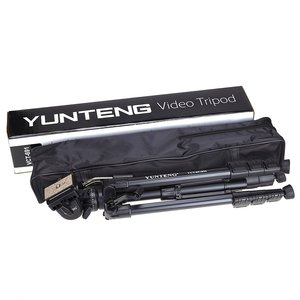 Yunteng YT 690 VCT-691 Xách Tay Nhôm Tripod Nhiếp Ảnh Chuyên Nghiệp Tripod Với Giảm xóc Đầu Và Túi Cho DSLR Máy Ảnh - Product Image 5