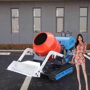 Petite bétonnière sur chenilles avec chargeur 800L - Product Image 3