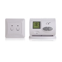 Thermostat de chaudière RF sans fil, thermostat d'ambiance LCD, contrôleur de température pour chauffage au sol par eau