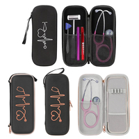 Stéthoscope Étui de transport Stéthoscope Voyage Eva Étui rigide avec pièce supplémentaire pour accessoires d'infirmière