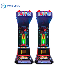 Macchina da Boxe Zormen Source Factory Critical Hit, Gioco Arcade a Moneta per Test di Forza con Luce RGB e Dispenser Premi - Product Image 2