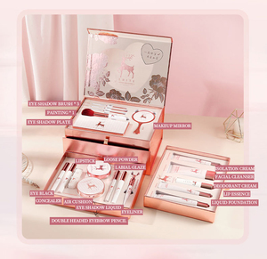 FAWN Set tinh tế cặp vợ chồng 'kỳ nghỉ sinh nhật Quà Tặng 20 cái/bộ Son môi không khí đệm gương <span class=keywords><strong>Make</strong></span> <span class=keywords><strong>up</strong></span> <span class=keywords><strong>Kit</strong></span> tất cả trong một bộ chuyên nghiệp - Product Image 2