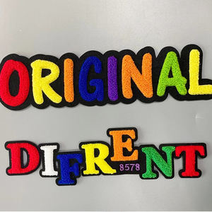 Mode sacs personnalisés chapeaux perle 3M auto-adhésif imprimé paillettes d'or ortha evra chenille fer sur Patch de broderie - Product Image 4