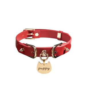 Cổ áo đi kèm với một dây xích có thể tháo rời, trò chơi nhập vai dành cho người lớn, cổ áo màu tím bdsm, Trừng Phạt, Thống Trị - Product Image 1