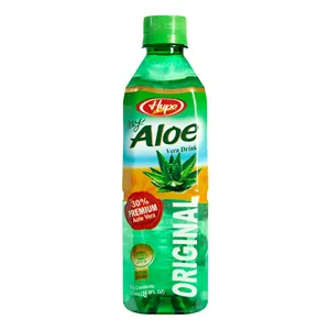 Minuman Ringan Pabrik Cina Penjualan Langsung 500Ml Aloe Vera Jus Aloe Vera Minum dengan Bubur Kertas